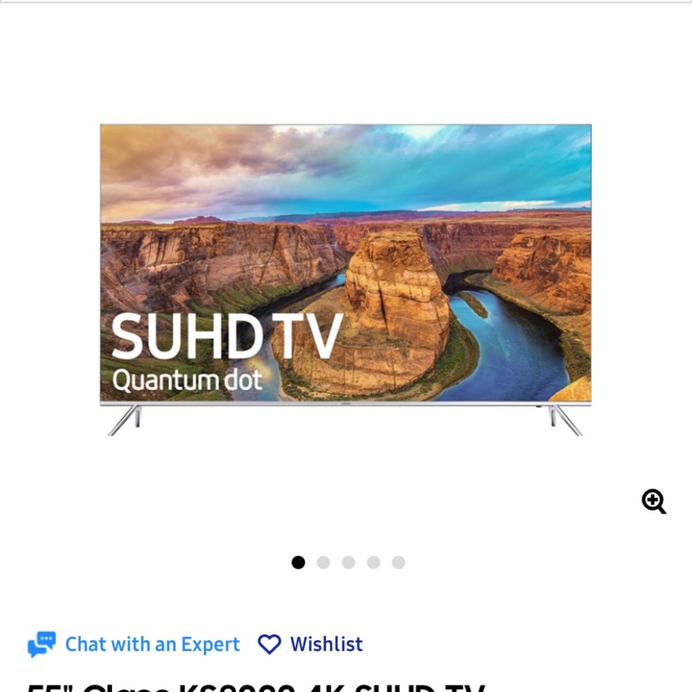 Samsung65" SUHD TV with Quantum Dot